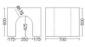 トンネル TN-1 図です