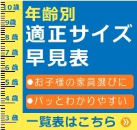 子供の適正サイズ