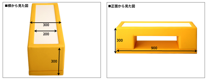 テレビ台の寸法図です テレビ台の寸法図